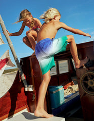 Boden Tie Dye Shorts - Surf the Web/ Billiard