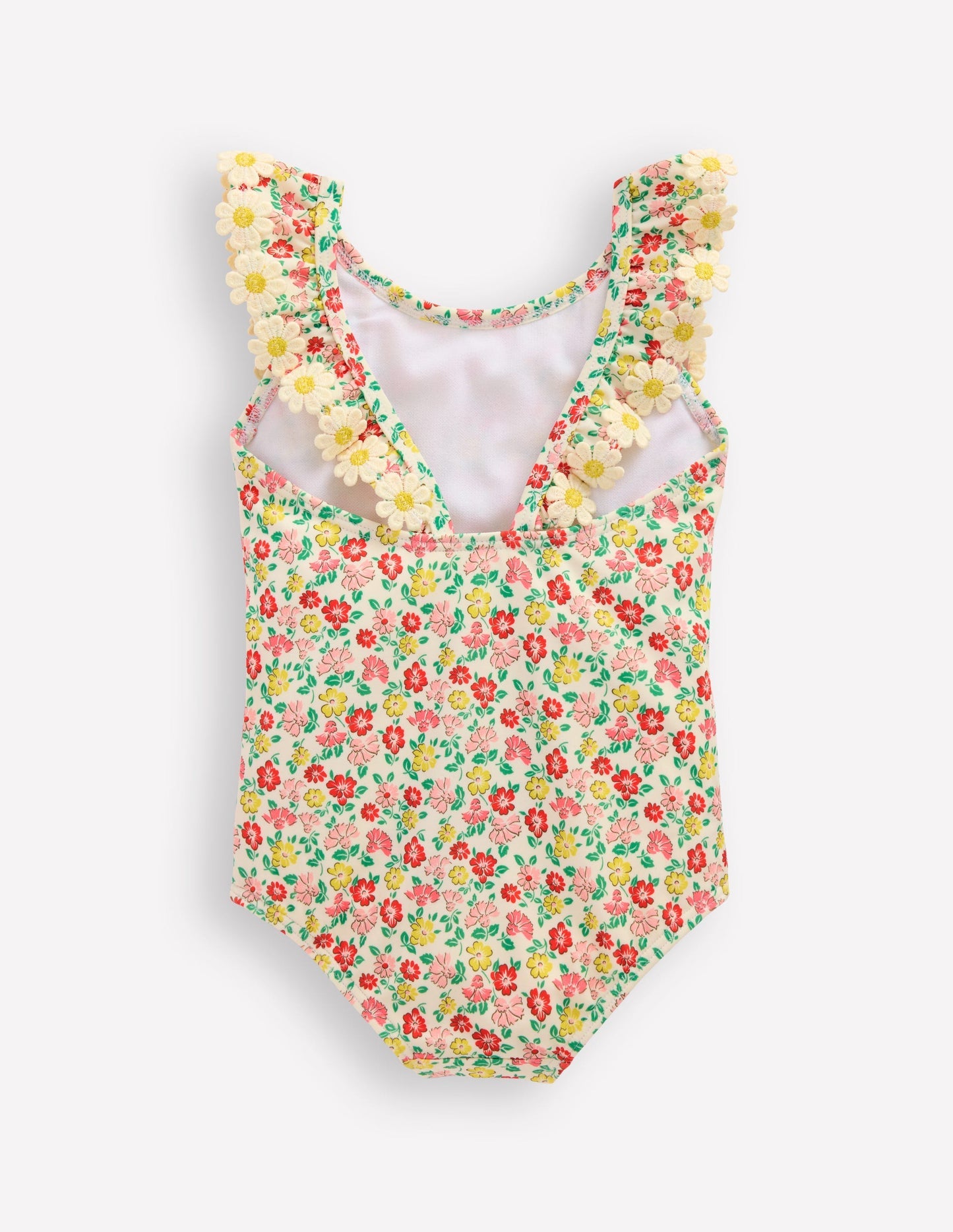 Boden Frilly Swimsuit - Multi Summer Flower Bed