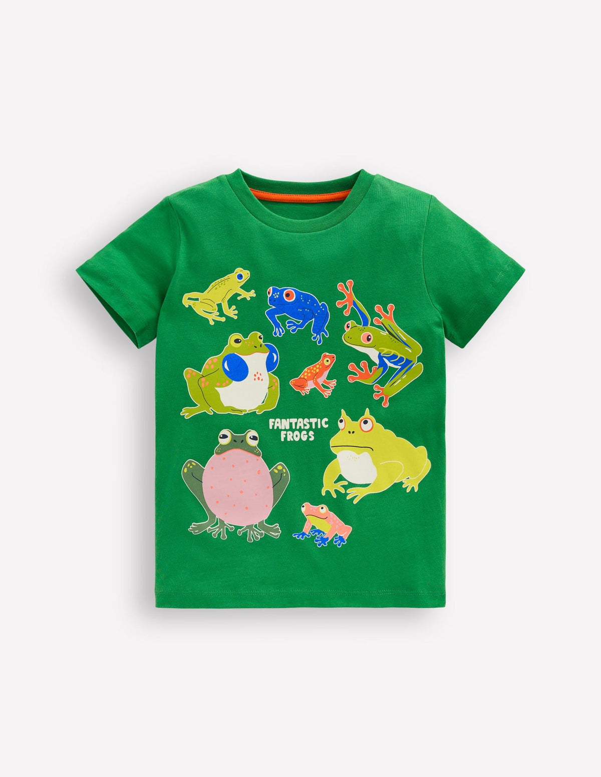 Boden Glow - In - The - Dark T-shirt - Grape leaf Frogs