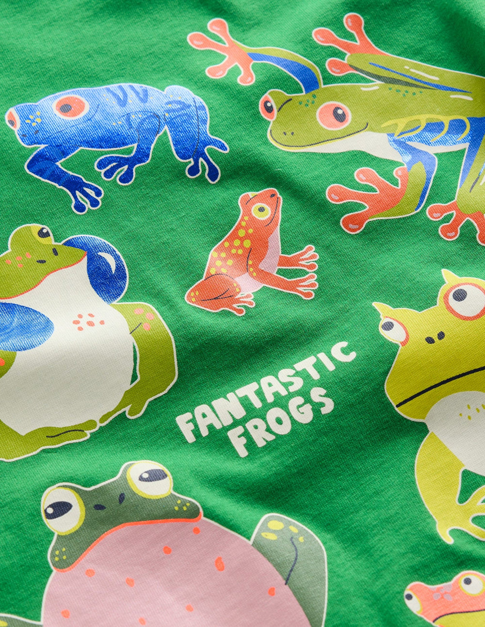 Boden Glow - In - The - Dark T-shirt - Grape leaf Frogs
