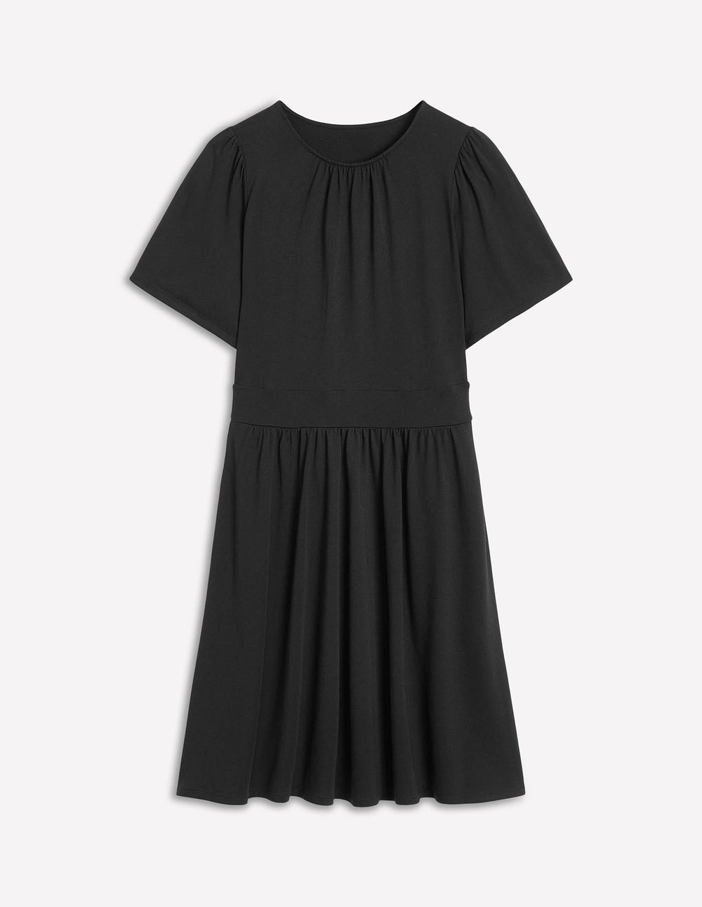 Boden Louisa Short Jersey Dress - Black