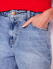 Boden Cut Off Denim Shorts - Light Vintage