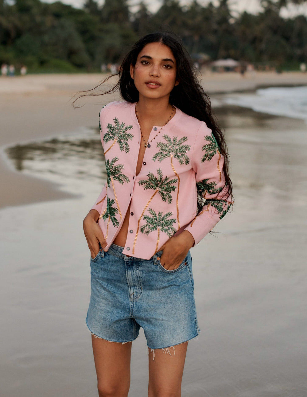 Boden Cut Off Denim Shorts - Light Vintage