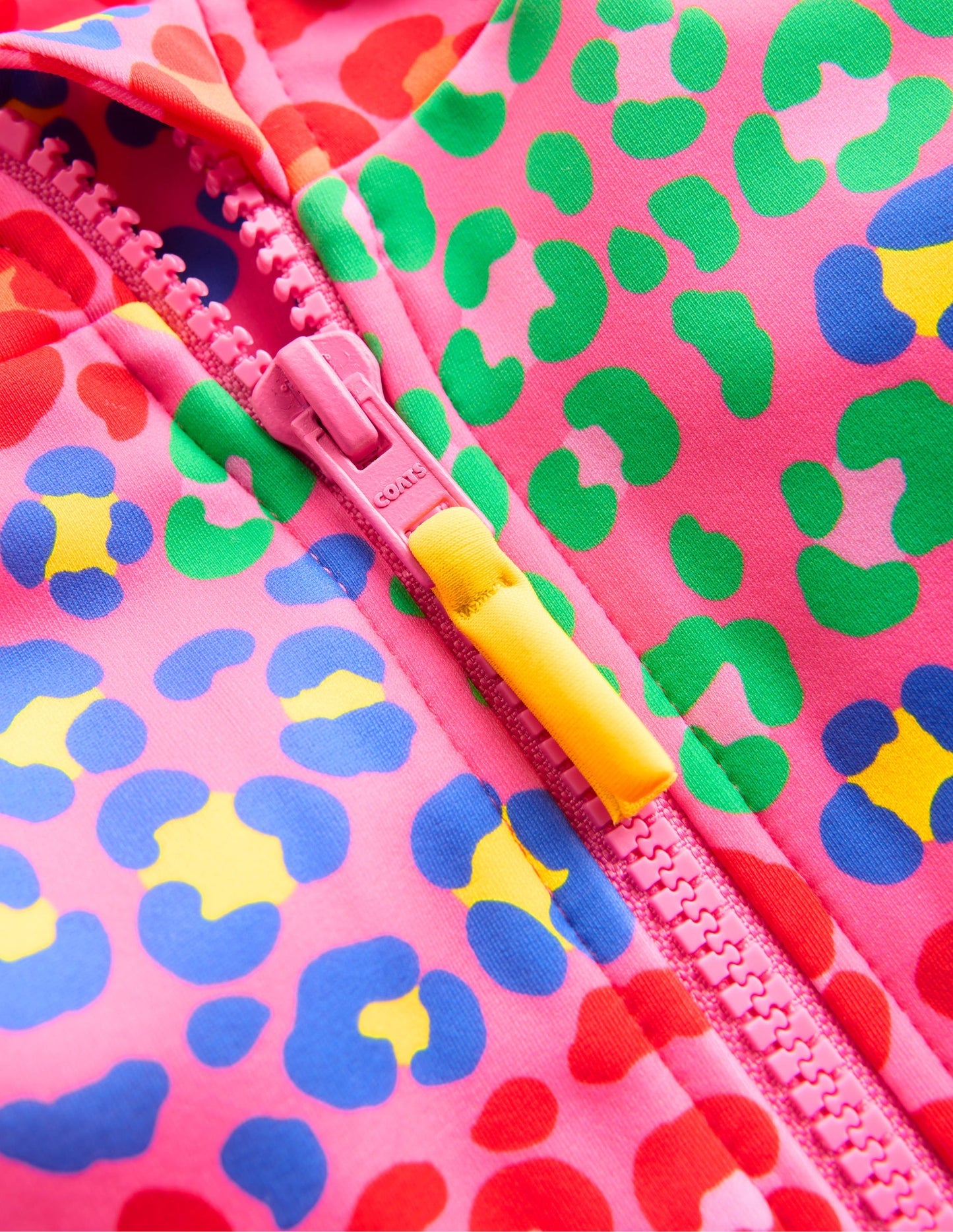 Boden Long - Sleeved Swimsuit - Pink Rainbow Leopard