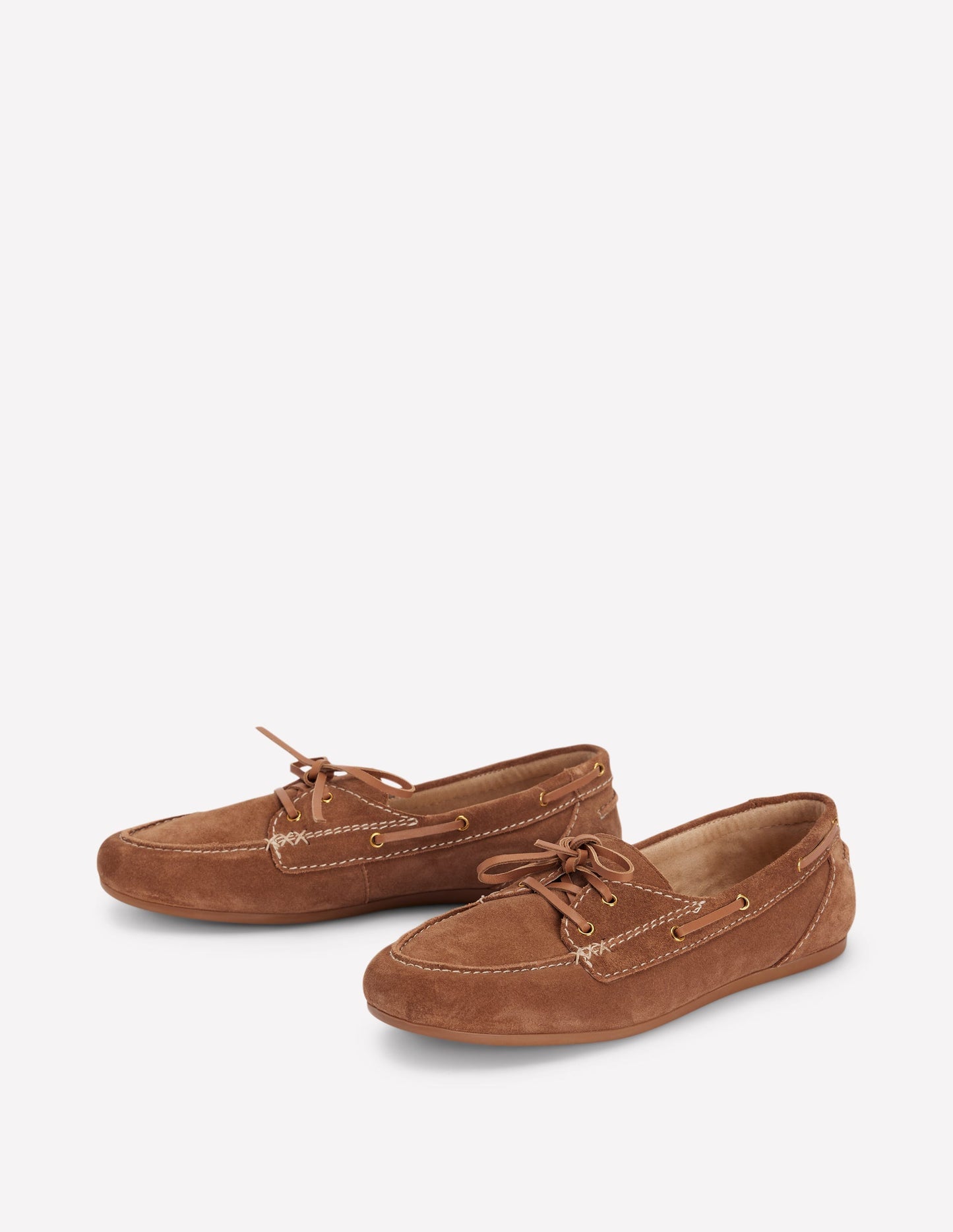 Boden Boat Shoes - Tan