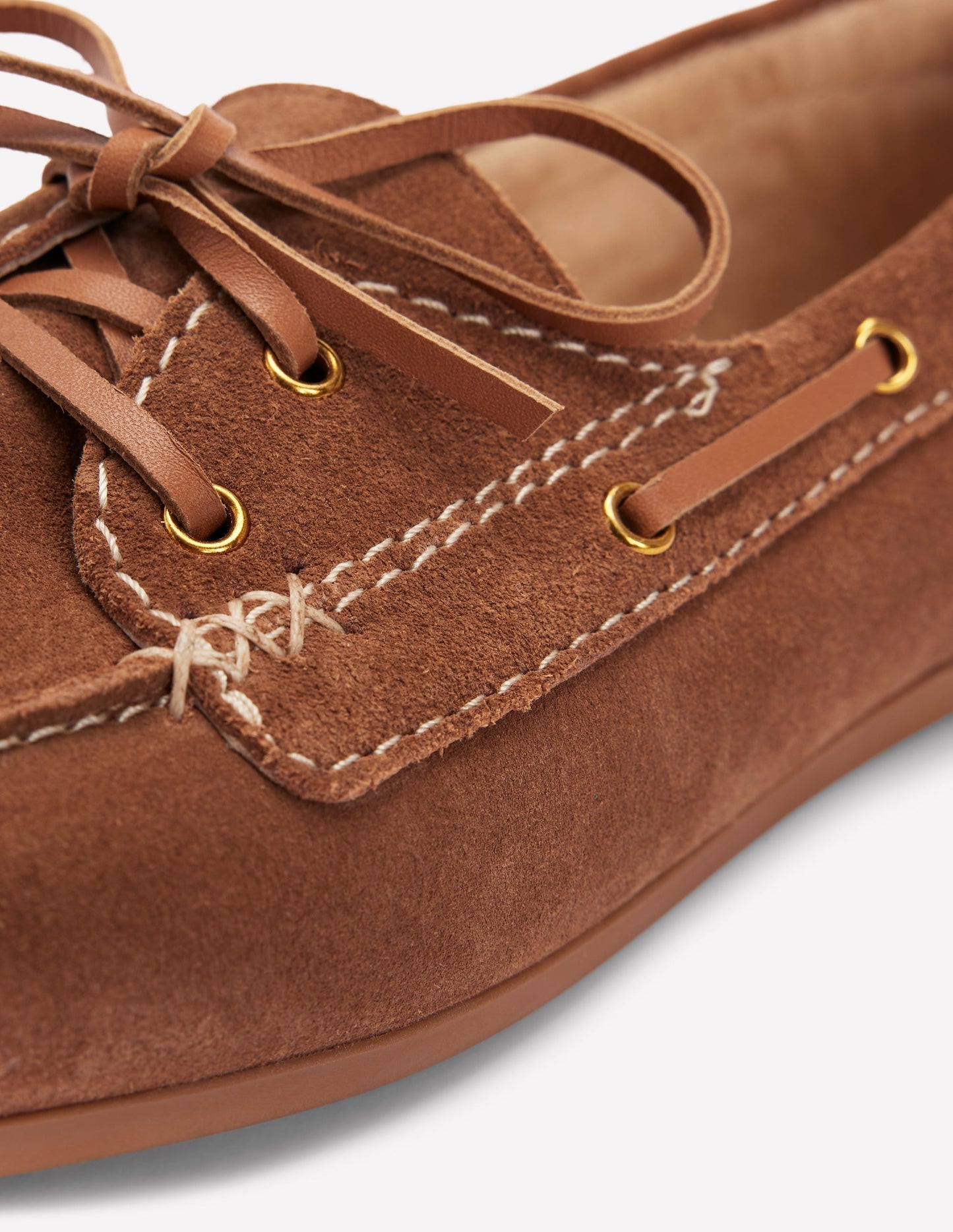 Boden Boat Shoes - Tan