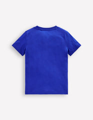 Boden Glow - In - The - Dark T-shirt - Bright Blue Scorpion