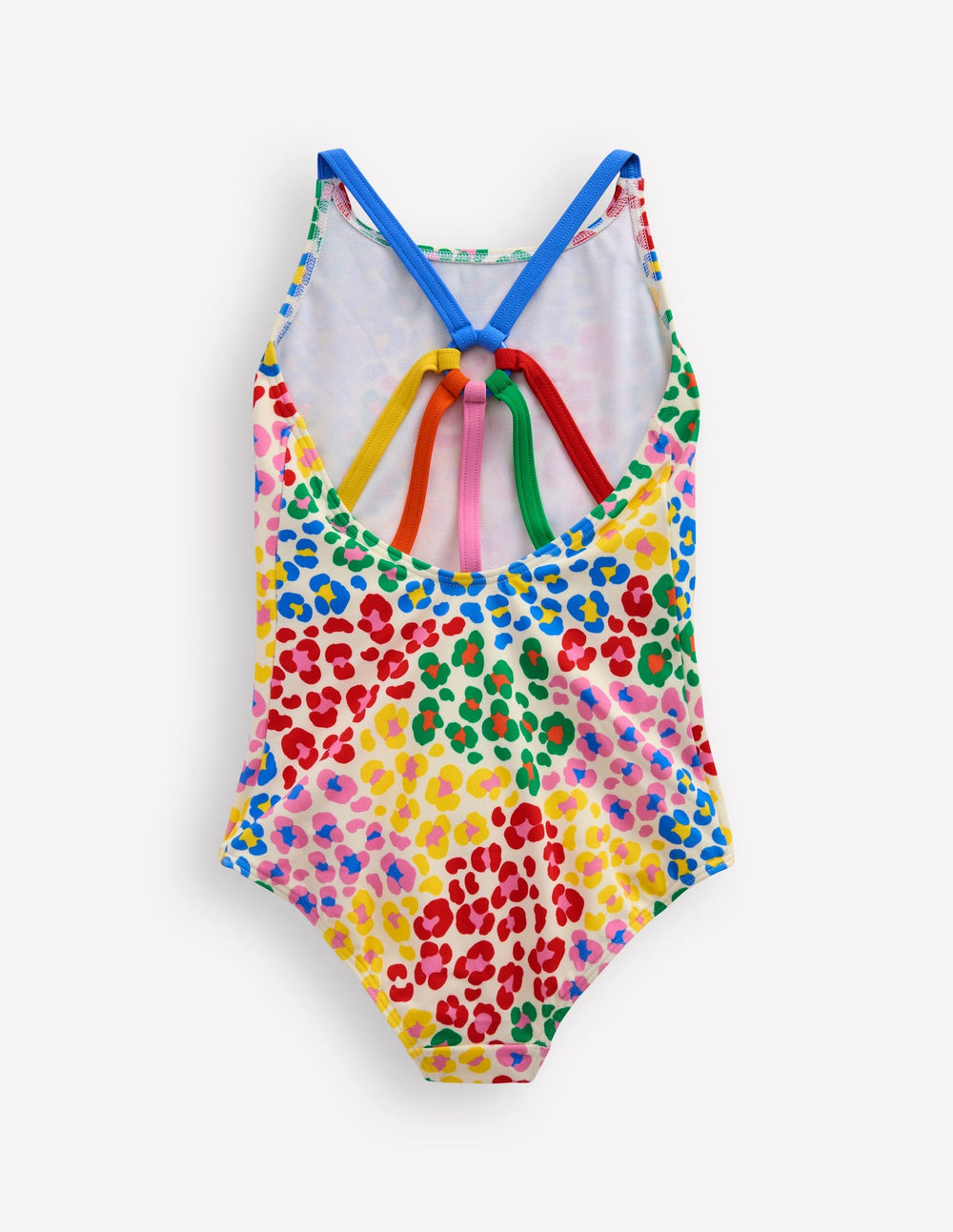 Boden Selena Rainbow Strap Swimsuit - Multi Rainbow Leopard