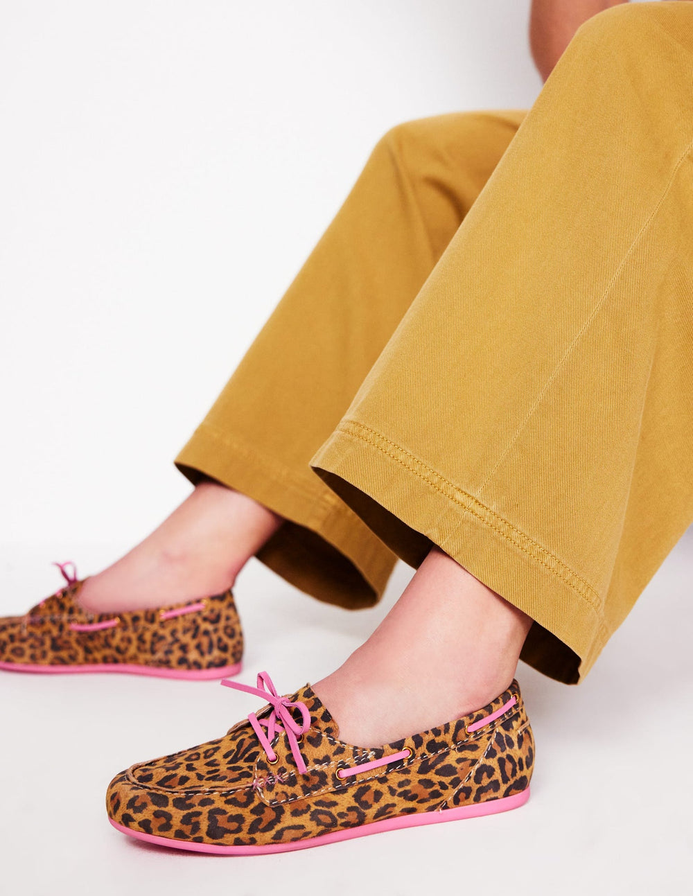 Boden Boat Shoes - Leopard