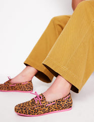 Boden Boat Shoes - Leopard