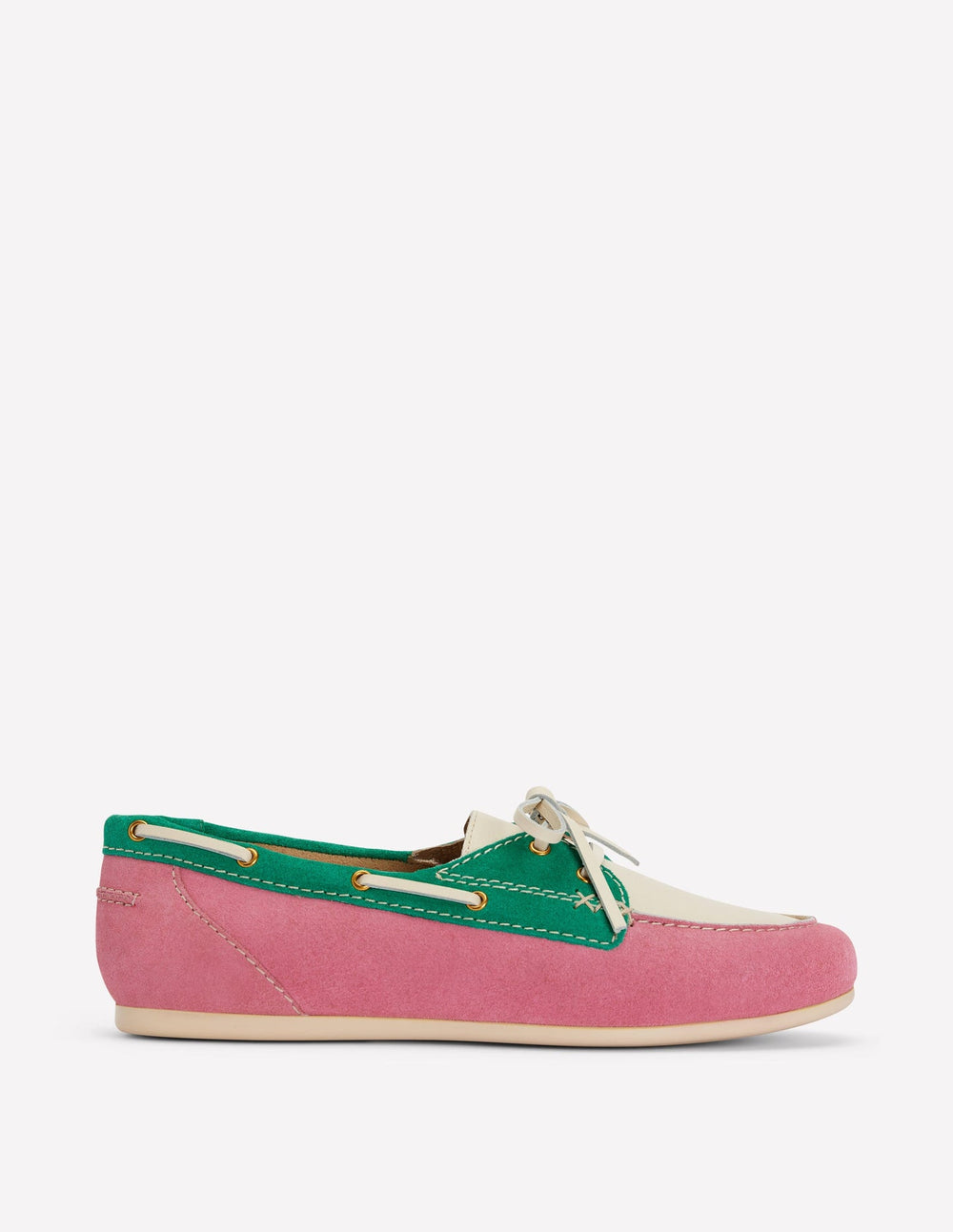 Boden Boat Shoes - Pink Rose