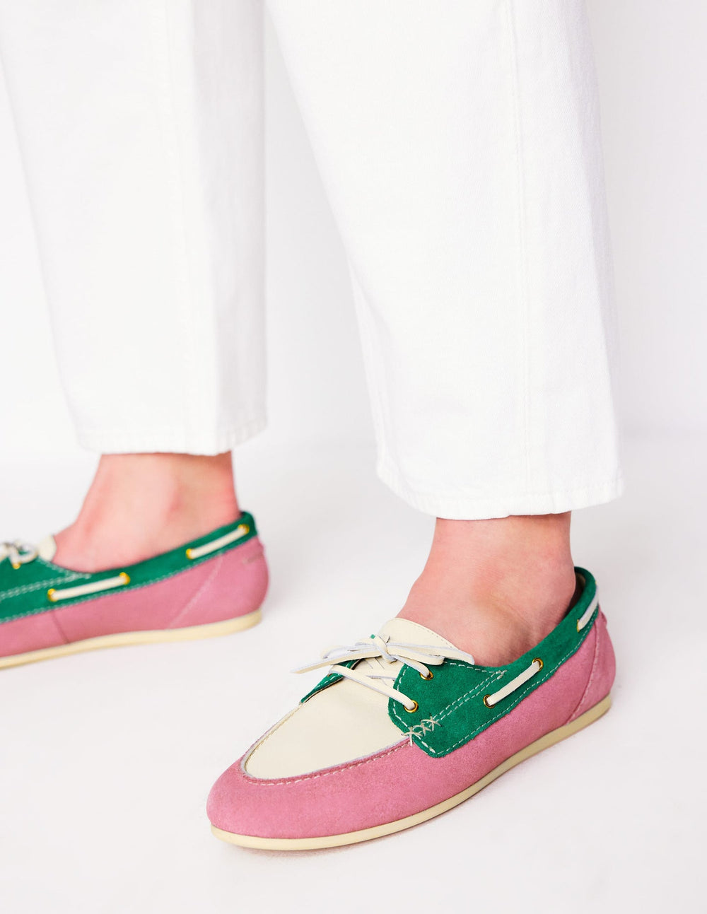 Boden Boat Shoes - Pink Rose