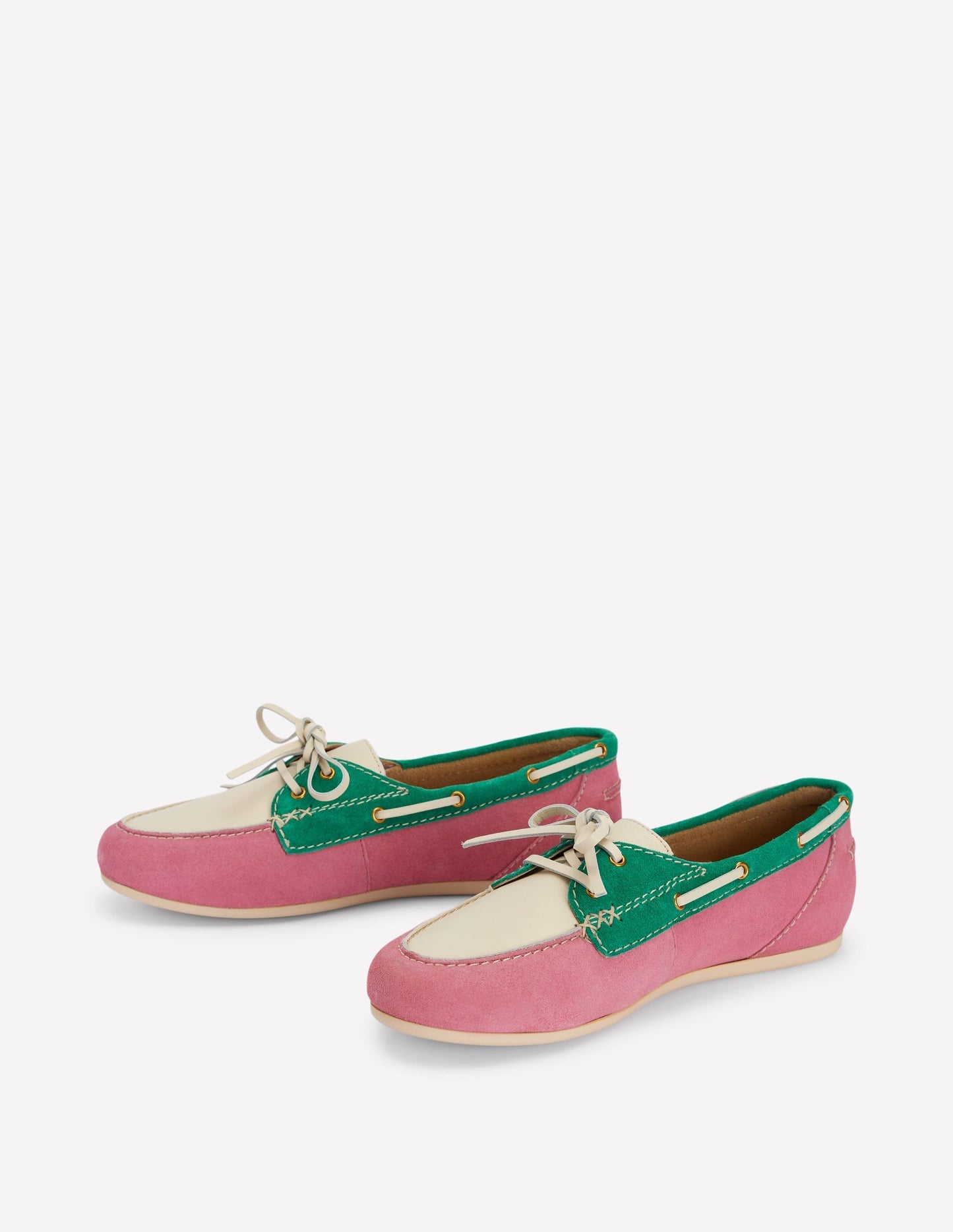 Boden Boat Shoes - Pink Rose