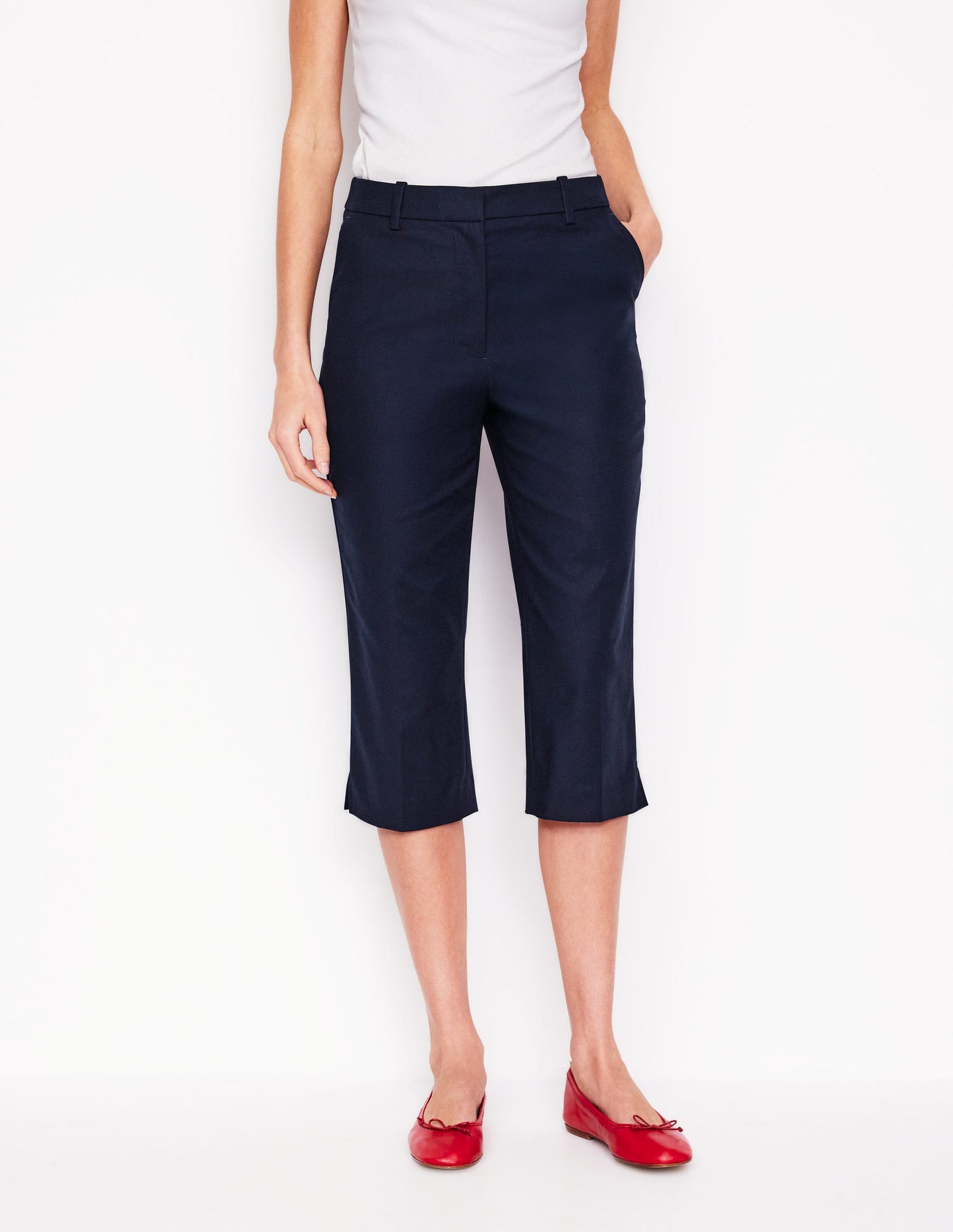 Boden Capri Pants - Navy