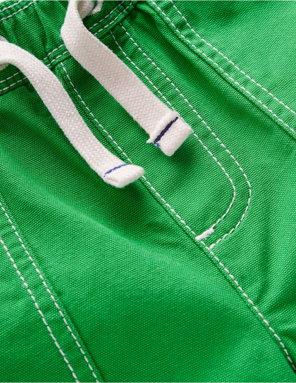 Boden Pull - On Cotton Shorts - Bright Green