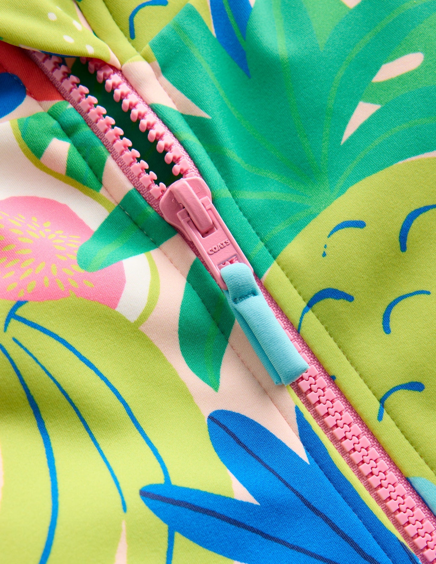 Boden Short - sleeved Swimsuit - Multi Tropical Fruit