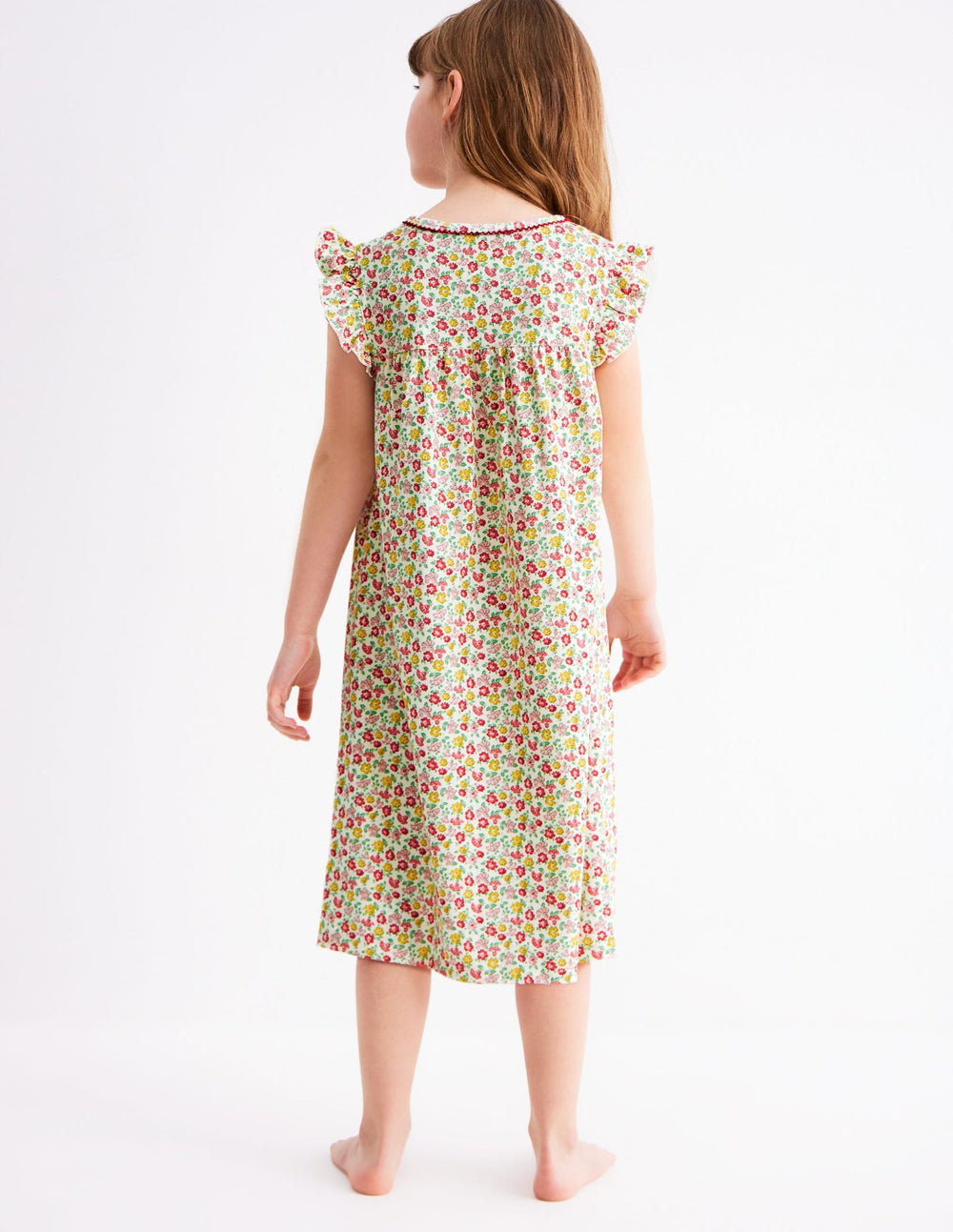 Boden Short Sleeve Nightie - Multi Summer Flowerbed