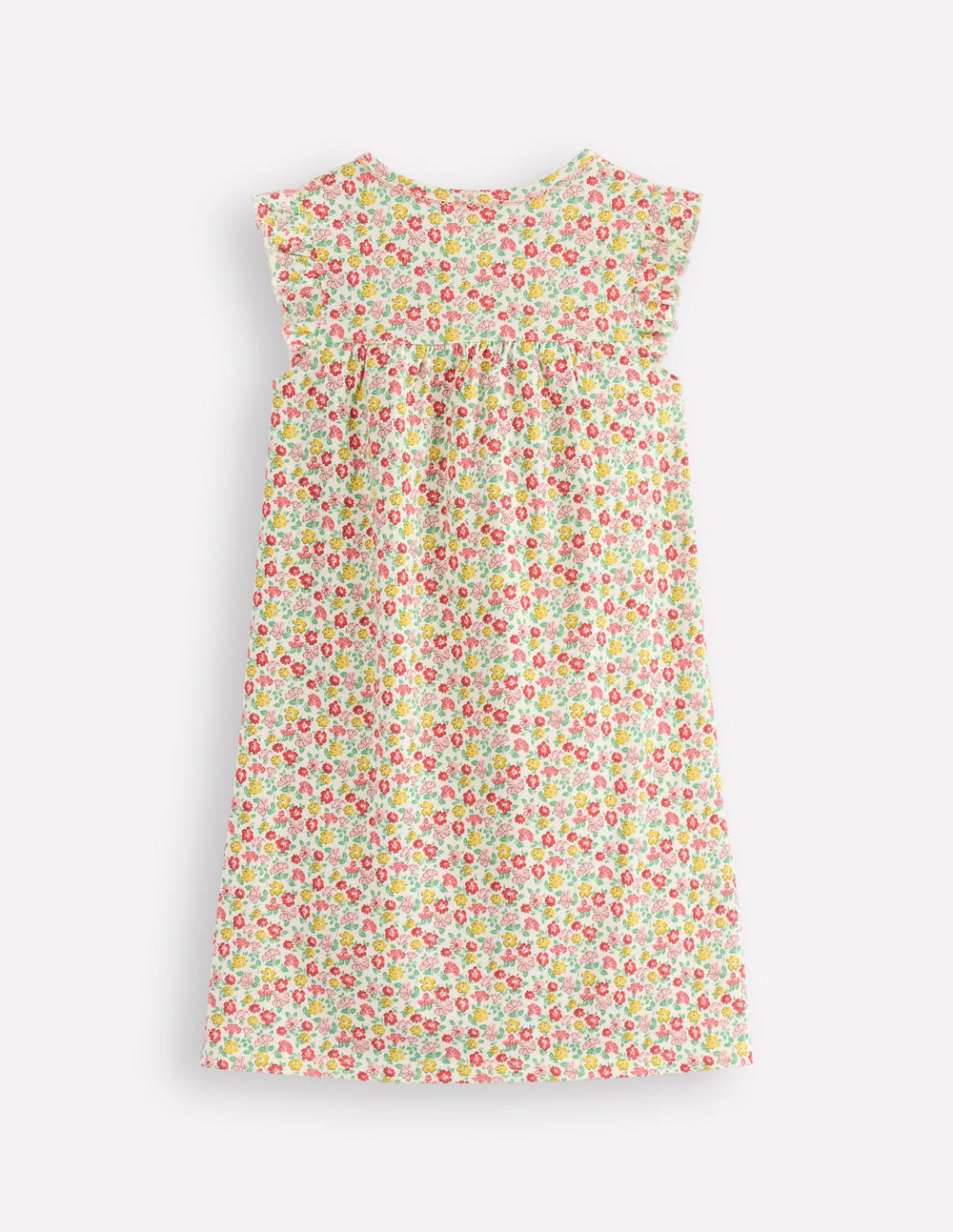 Boden Short Sleeve Nightie - Multi Summer Flowerbed