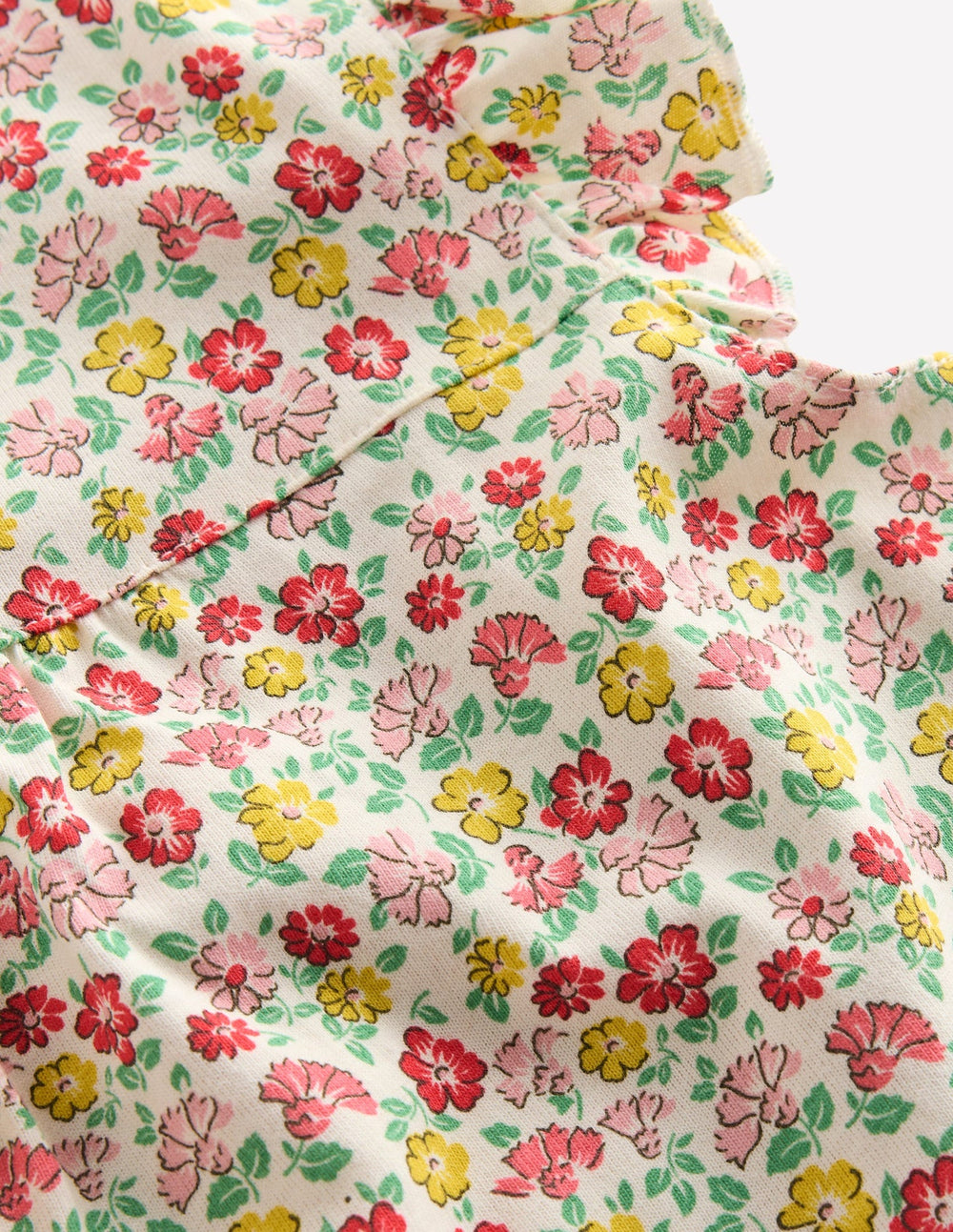 Boden Short Sleeve Nightie - Multi Summer Flowerbed