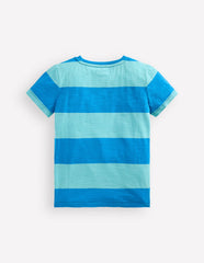 Boden Everyday Short Sleeve T-shirt - Barbados Beach/Indigo Bunting