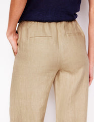 Boden Islington Linen Pants - Oatmeal