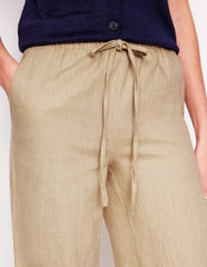 Boden Islington Linen Pants - Oatmeal