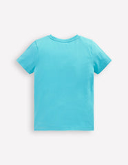 Boden Zip Applique T-shirt - Barbados Beach Toucan