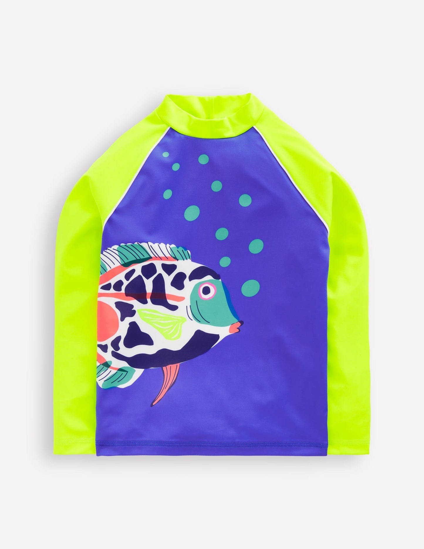 Boden Logo Rash Vest - Blue Heron Fish