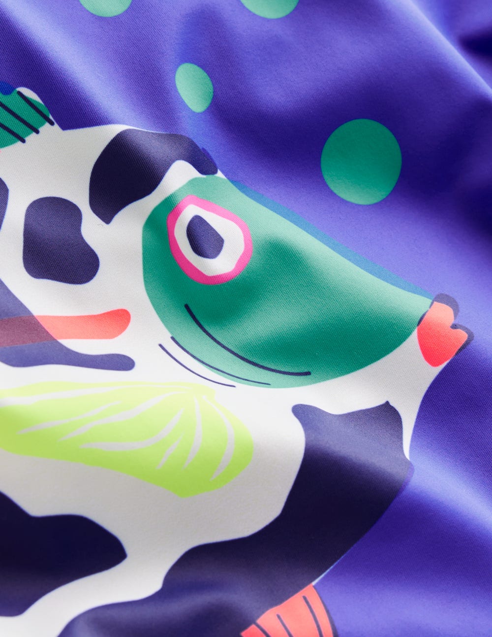 Boden Logo Rash Vest - Blue Heron Fish