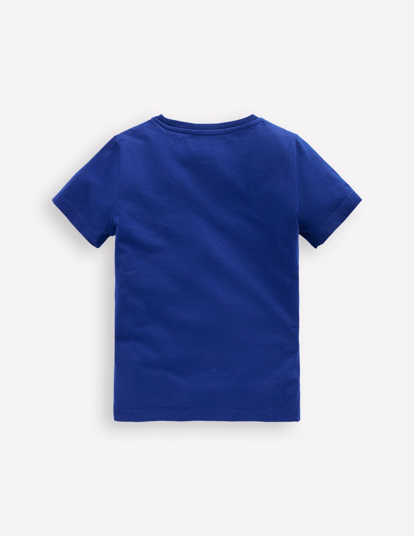 Boden Zip Applique T-shirt - Bright Blue Puffer
