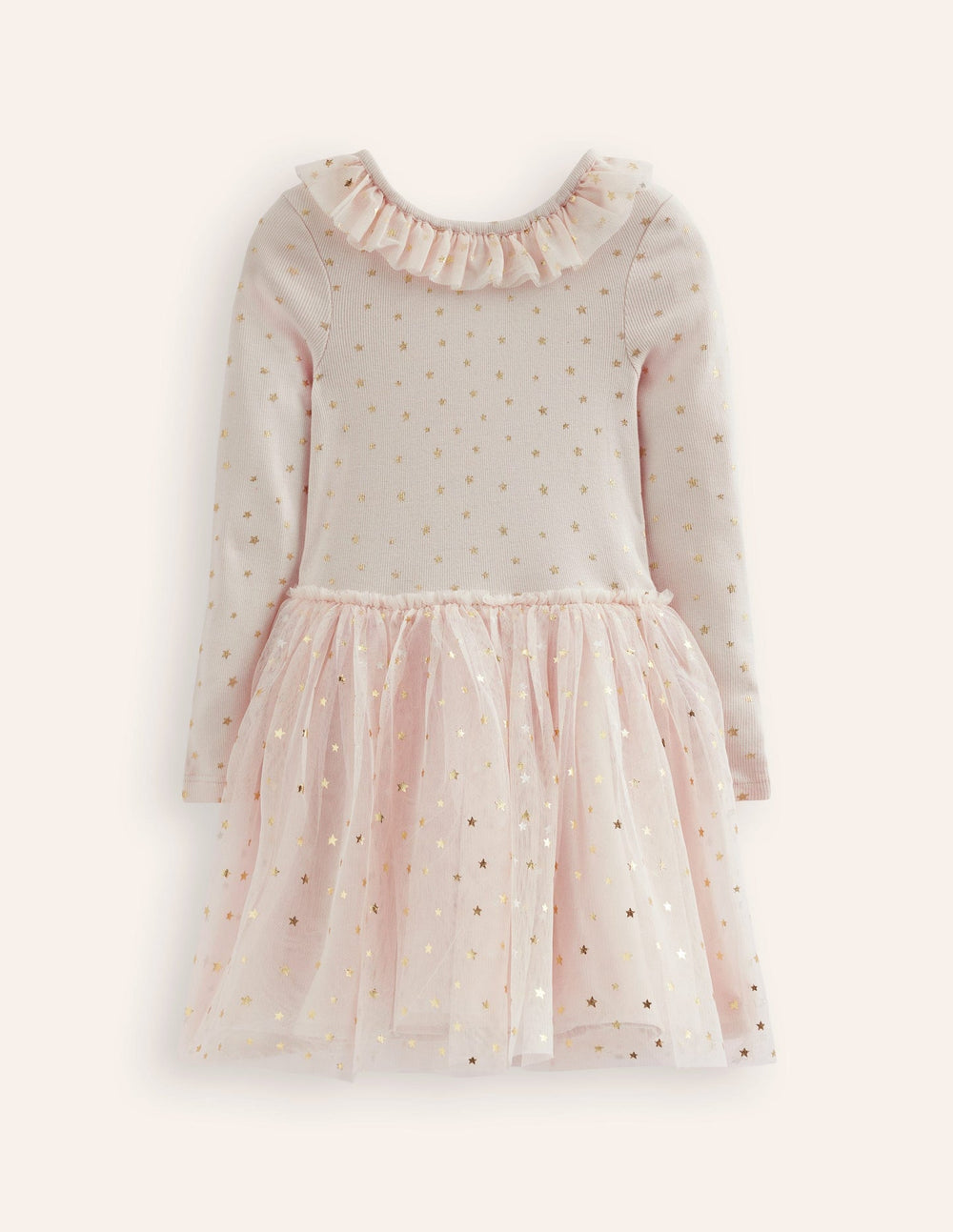 Boden Rose Twirly Tulle Dress - Sandpiper Multi Stars