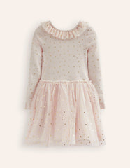 Boden Rose Twirly Tulle Dress - Sandpiper Multi Stars