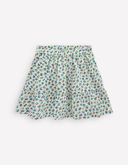 Boden Double Cloth Printed Skirt - Soft Ivory Ditsy Floral