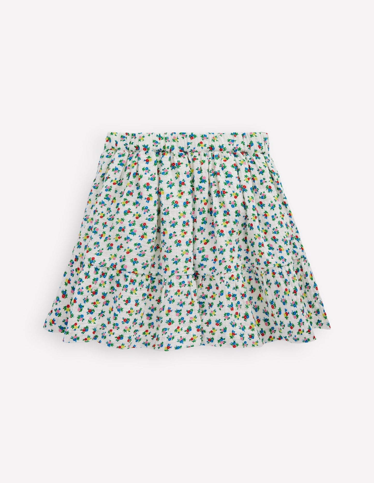 Boden Double Cloth Printed Skirt - Soft Ivory Ditsy Floral
