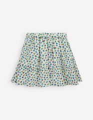 Boden Double Cloth Printed Skirt - Soft Ivory Ditsy Floral