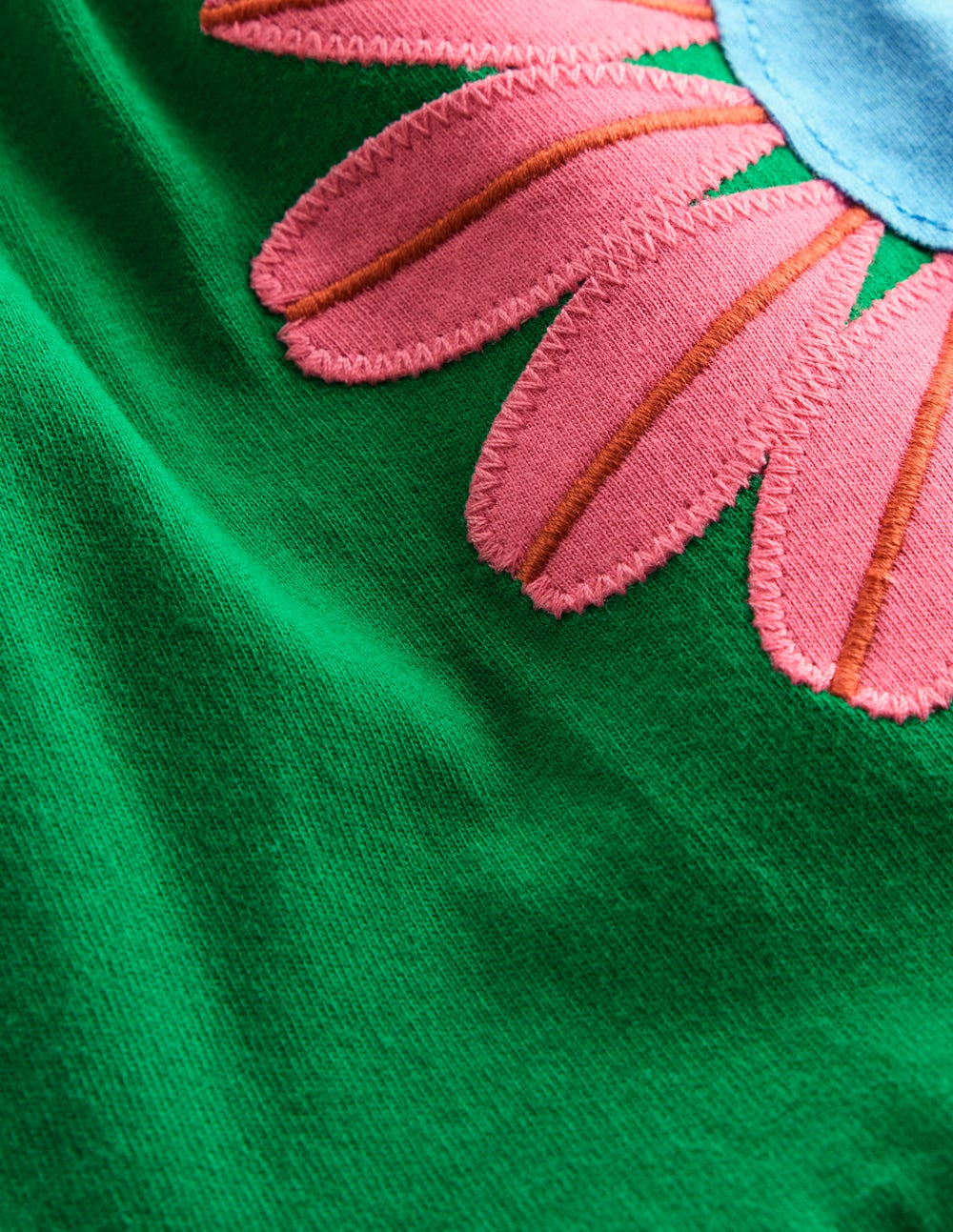 Boden Enola Hotchpotch Jersey Dress - Rich Emerald Flowers