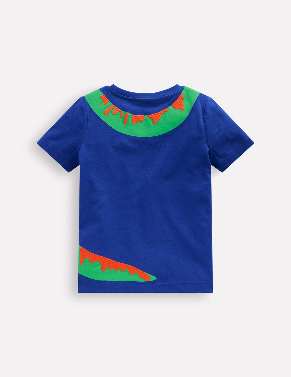 Boden Fun Graphic T-shirt - Bright Blue Dino