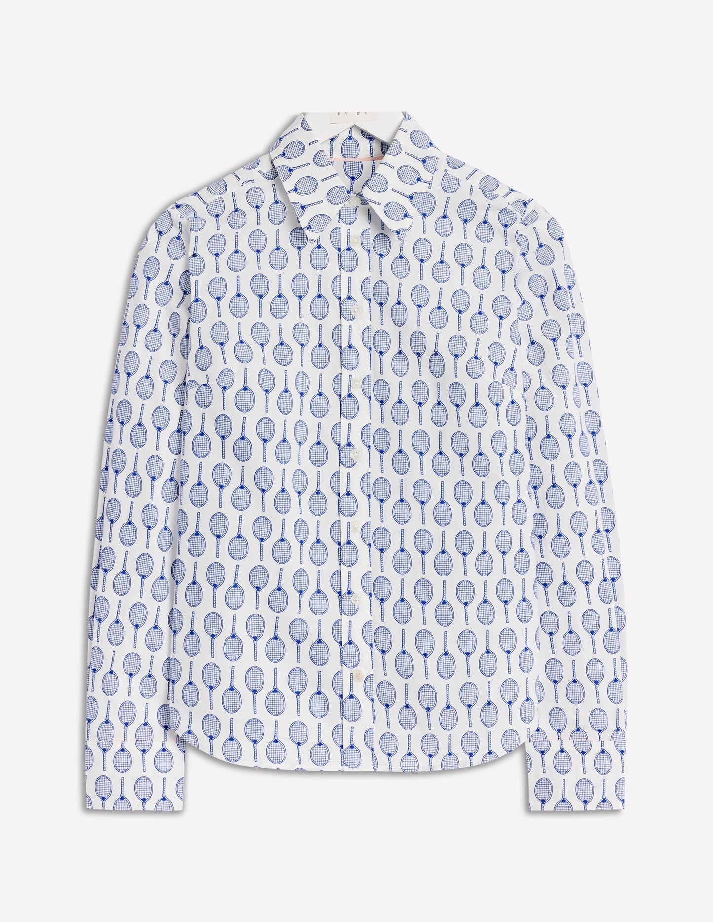 Boden Sienna Cotton Shirt - Ivory, Tennis