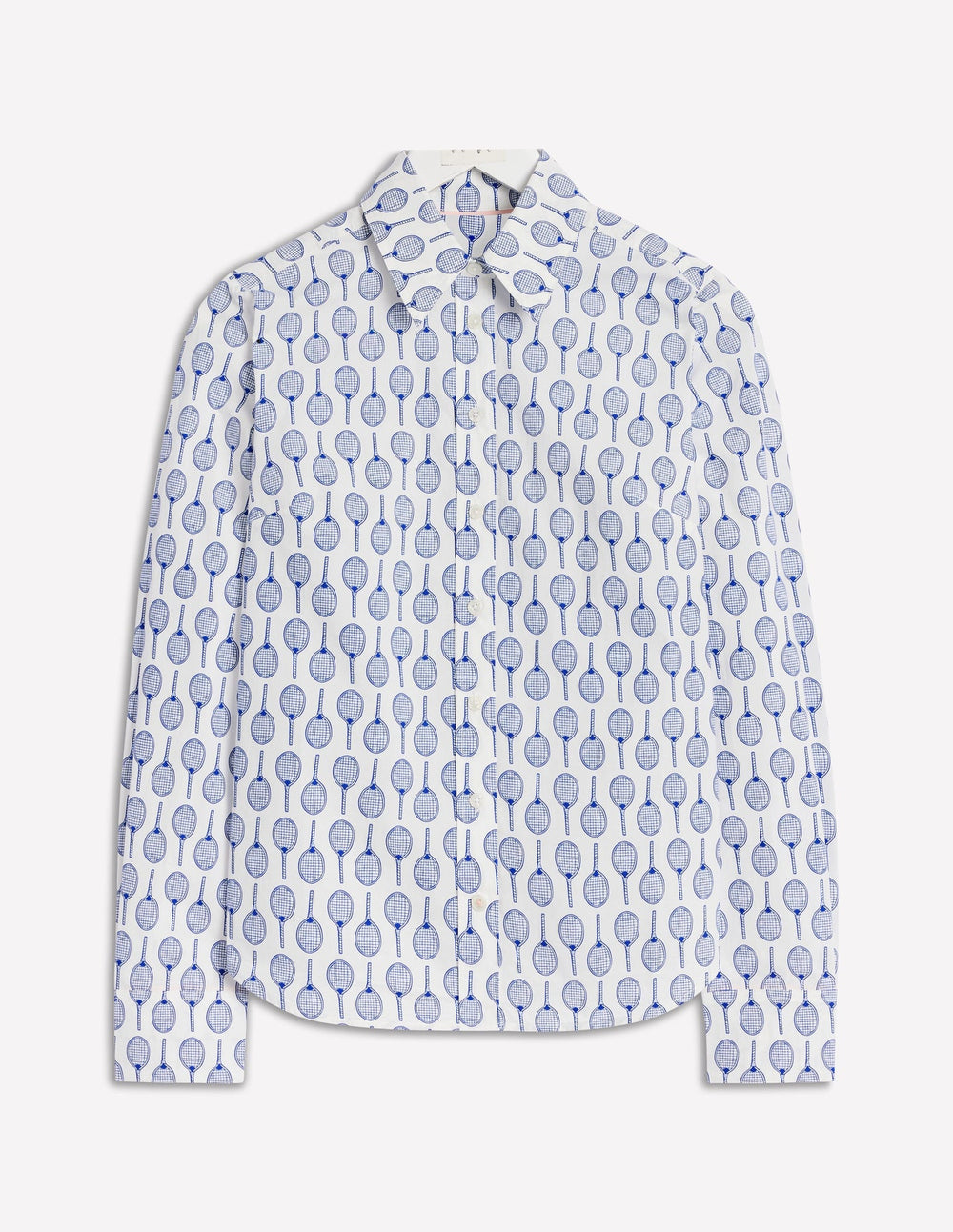 Boden Sienna Cotton Shirt - Ivory, Tennis