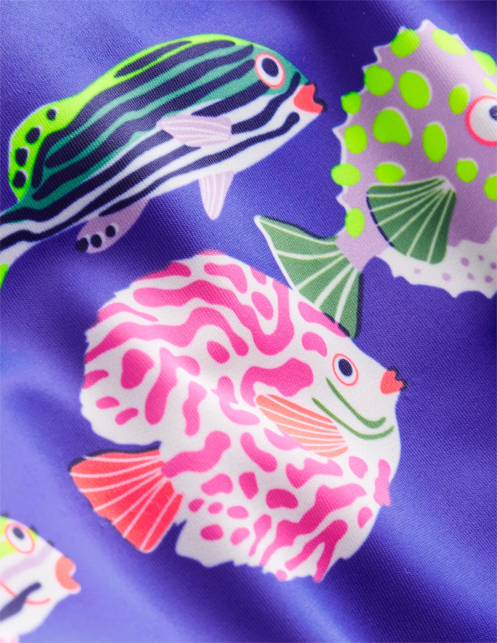 Boden Swim Trunks - Blue Heron Fish