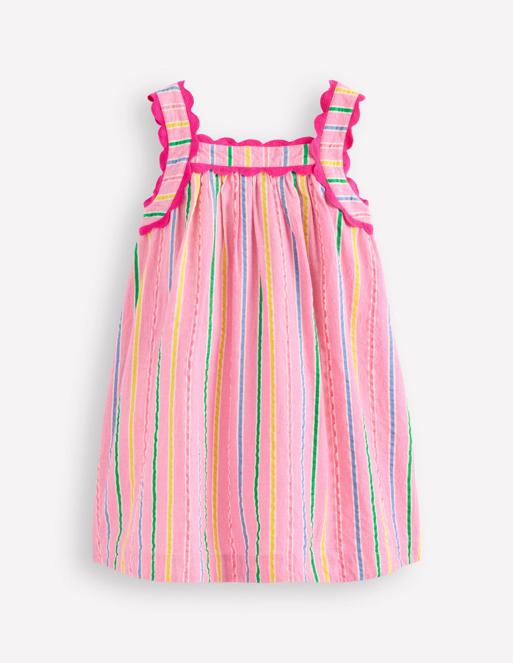 Boden Maribel Strappy Swing Sundress - Pink Multi Stripe