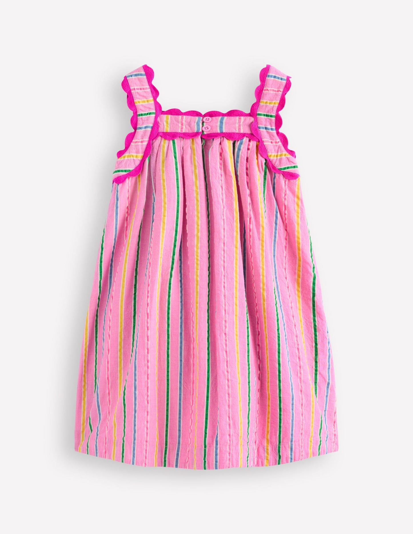 Boden Maribel Strappy Swing Sundress - Pink Multi Stripe