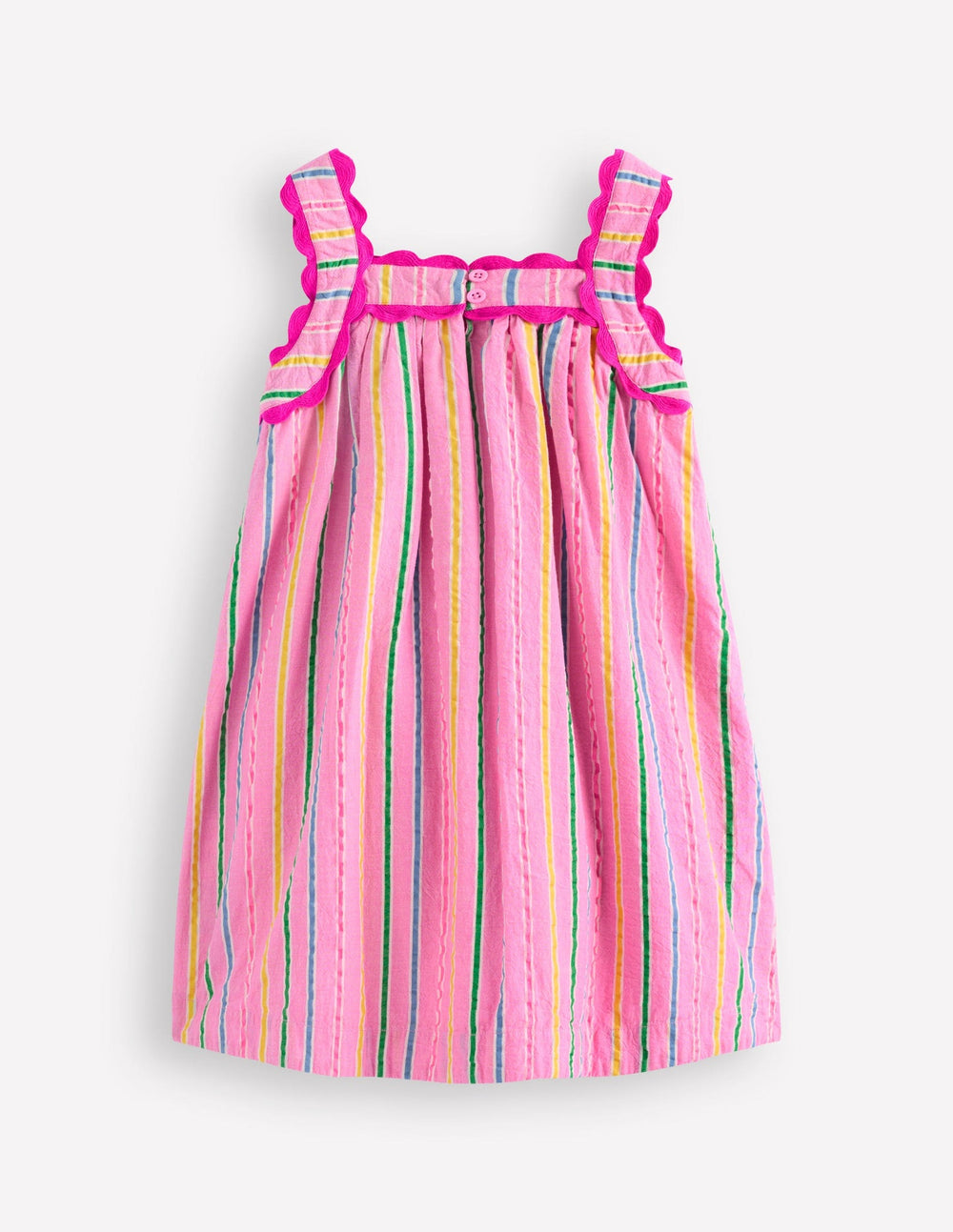Boden Maribel Strappy Swing Sundress - Pink Multi Stripe
