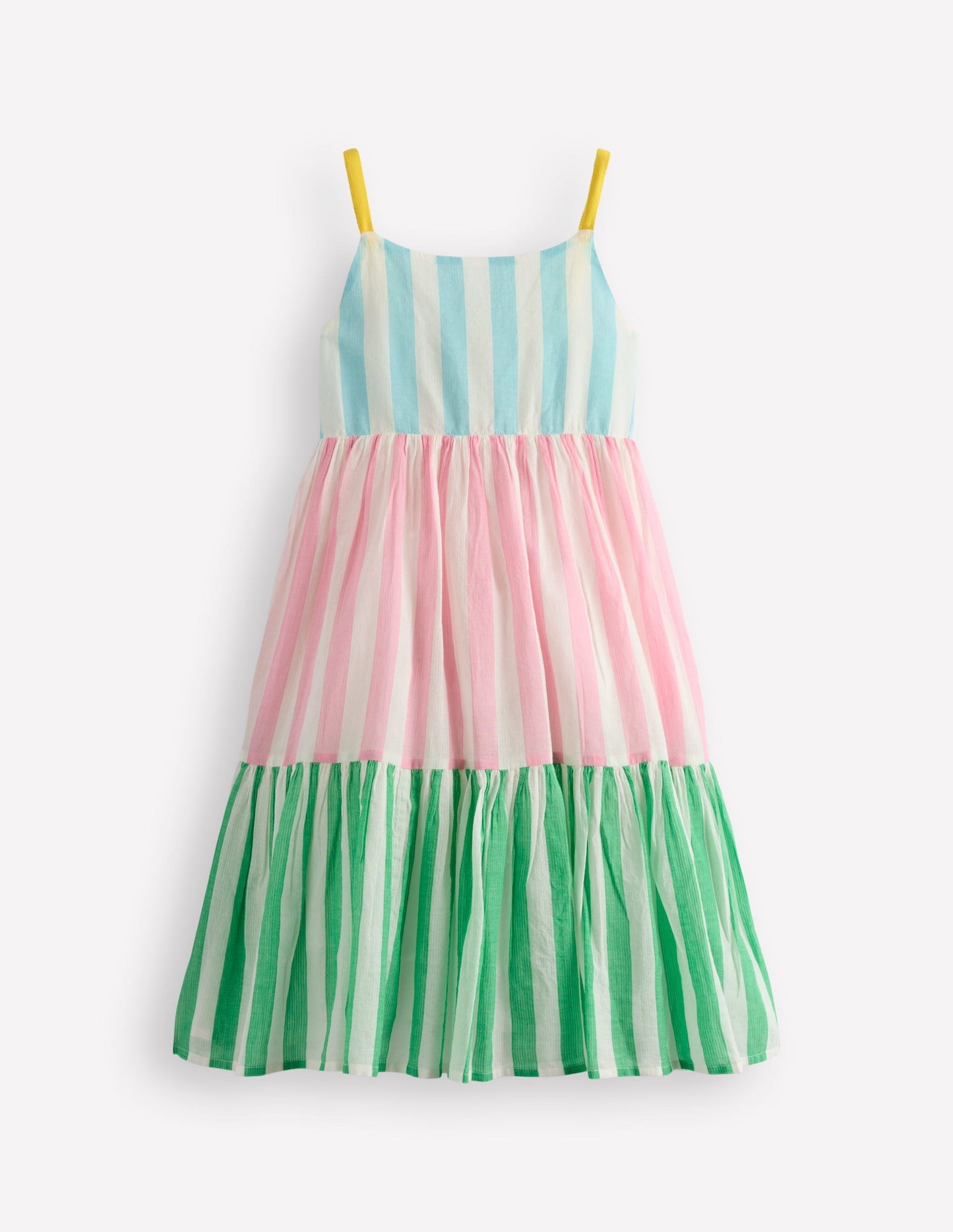 Boden Aurelia Tiered Twirly Dress - Hotchpotch Stripe