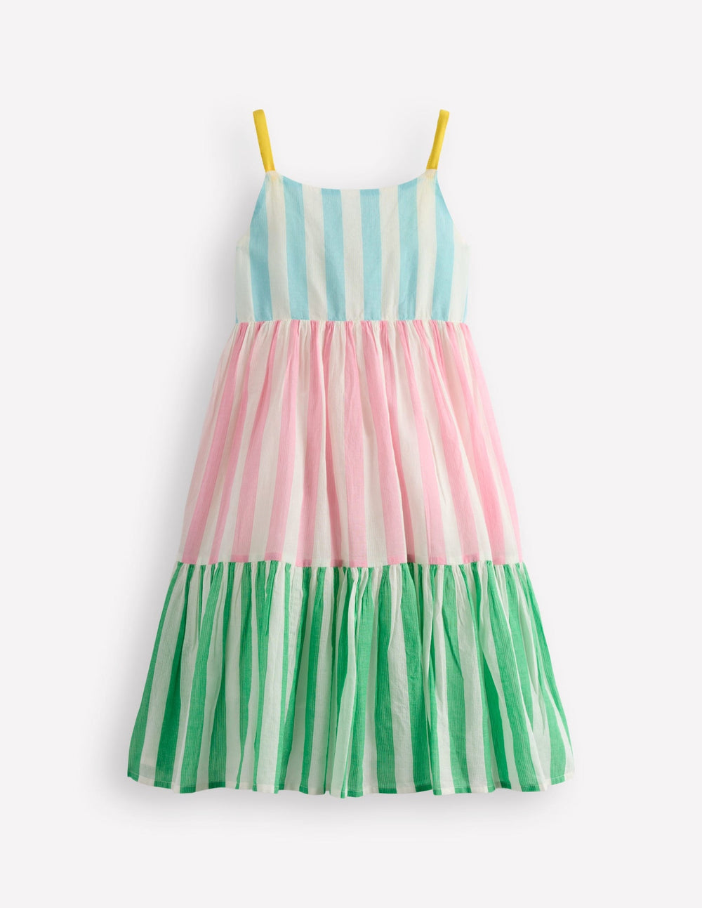 Boden Aurelia Tiered Twirly Dress - Hotchpotch Stripe