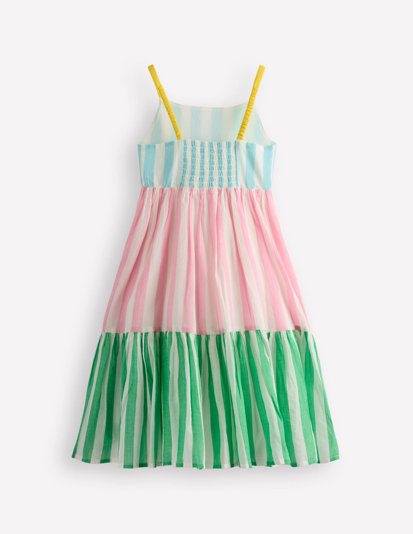 Boden Aurelia Tiered Twirly Dress - Hotchpotch Stripe