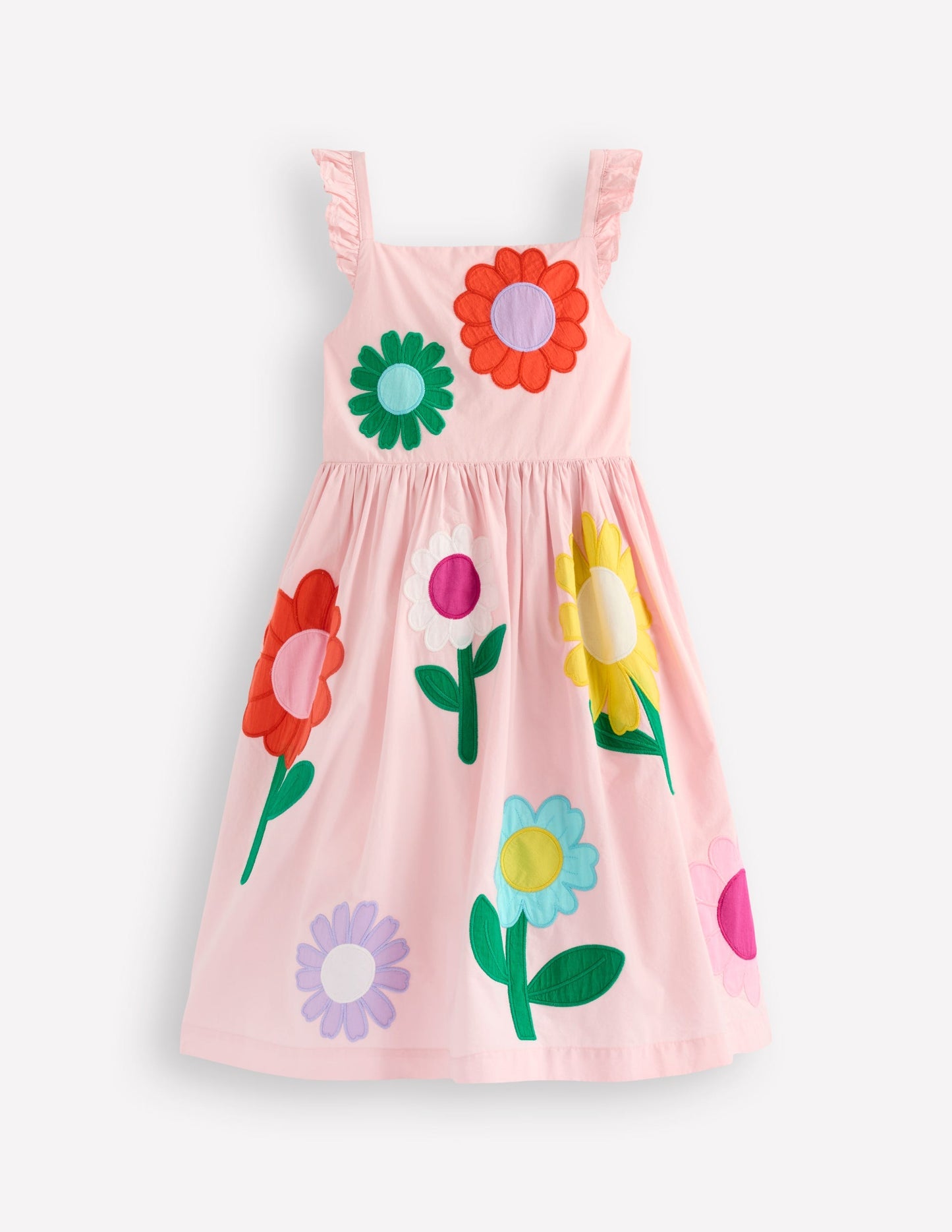 Boden Annalisa Appliqué Sundress - Pink Flower