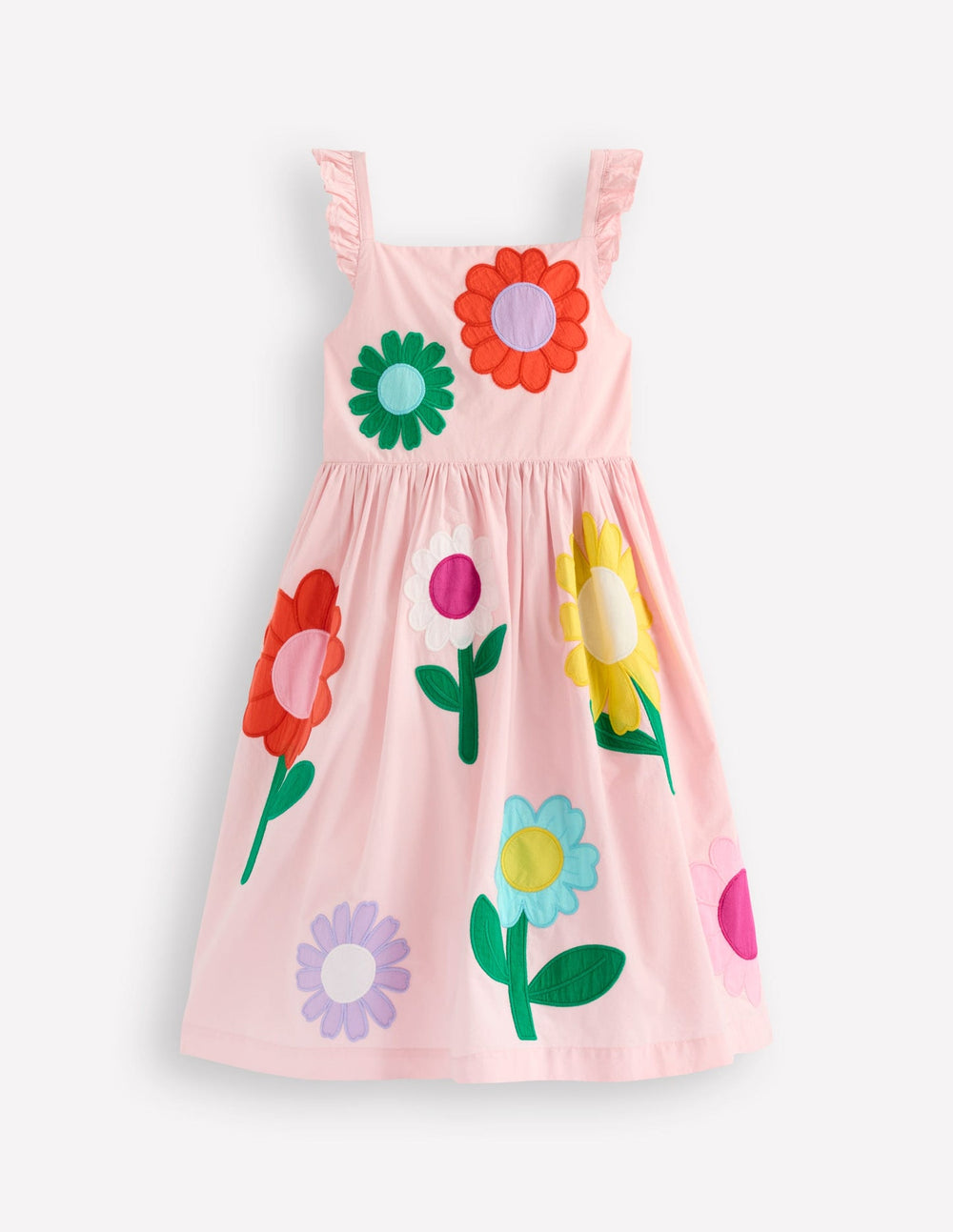 Boden Annalisa Appliqué Sundress - Pink Flower