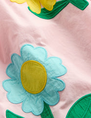 Boden Annalisa Appliqué Sundress - Pink Flower