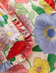 Boden Nostaglic Frill Pants - Multi Summer Garden